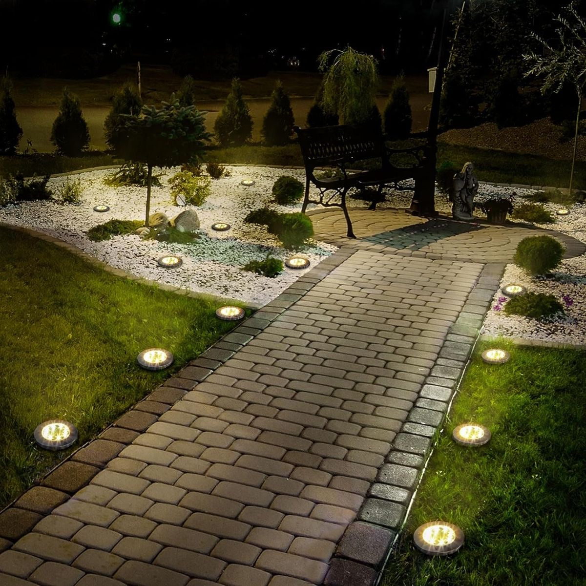 Solar Ground Light (4pcs)